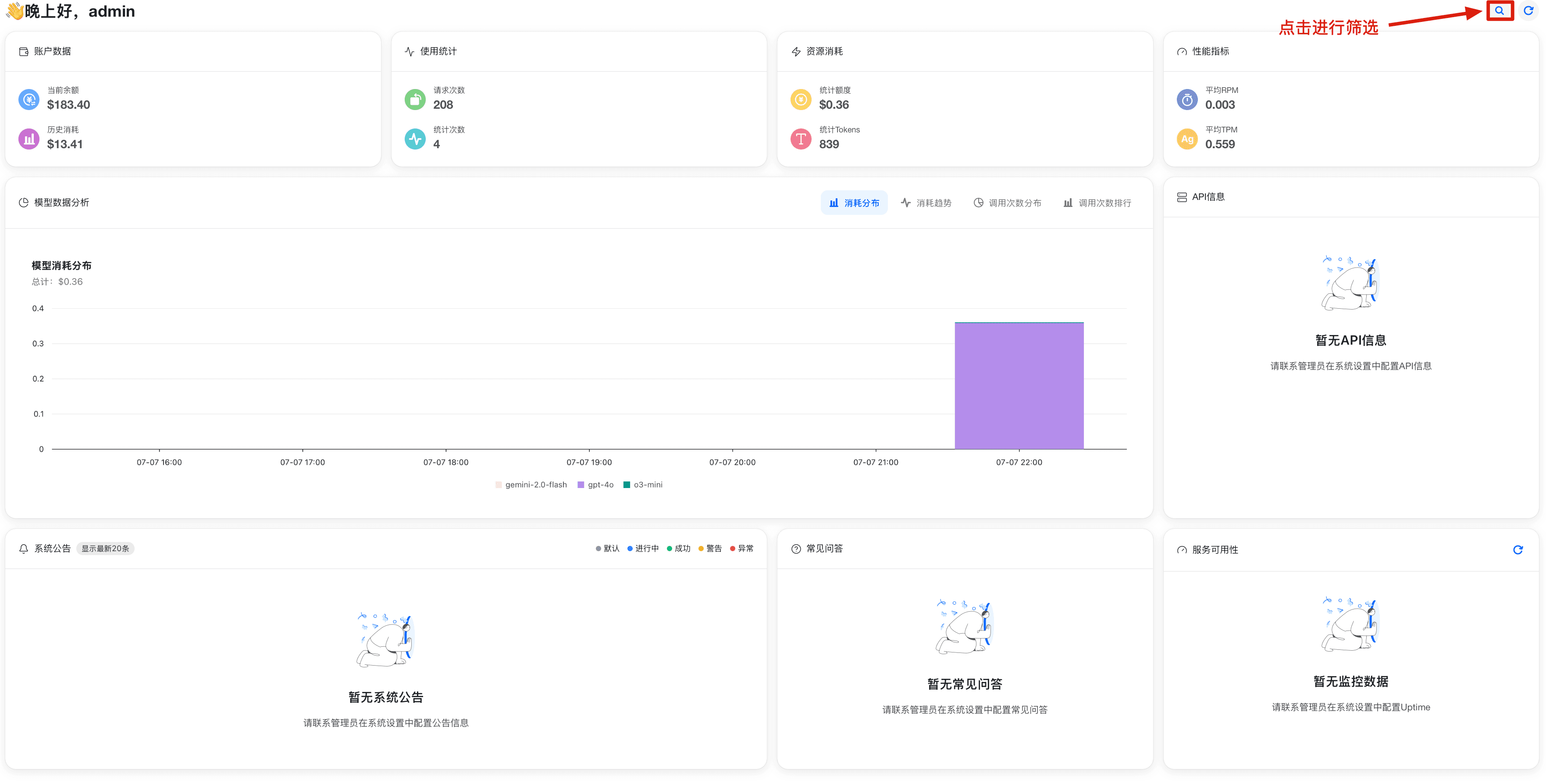 Dashboard